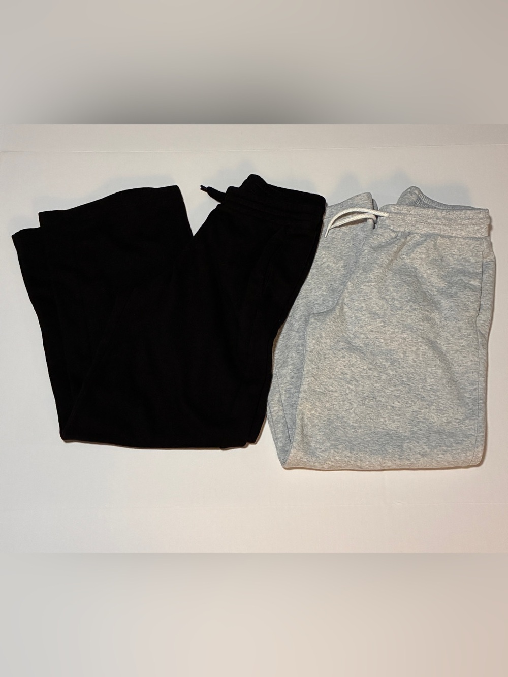H&M Kids Black & Light Gray Sweatpants Duo